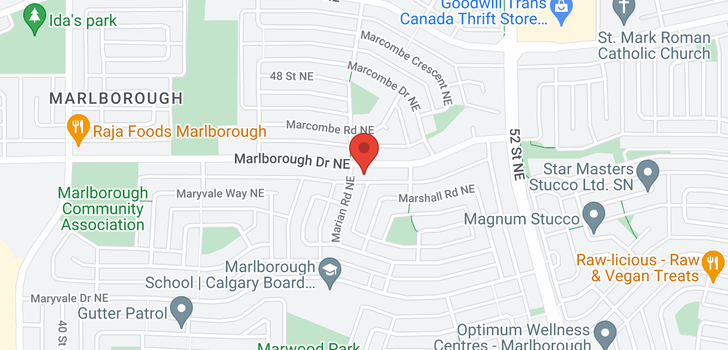 map of 5007 Marlborough Drive NE